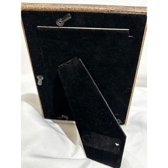 3D Owl Picture photo Frame oval Resin Stone Cabin Country Nature Shabby Chic - Picture 4 of 9